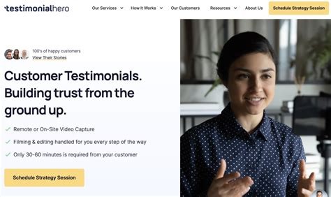 Customer Testimonials Hero Image